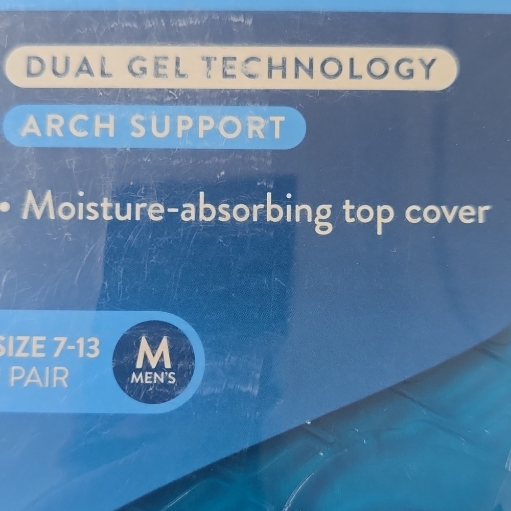 Walgreens Men's Gel Comfort Cushion Insoles, Size 7-13, 1.0 pr - Picture 12 of 13